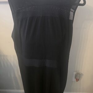MICHAEL Michael Kors Black Sleeveless Dress with Mesh Panels